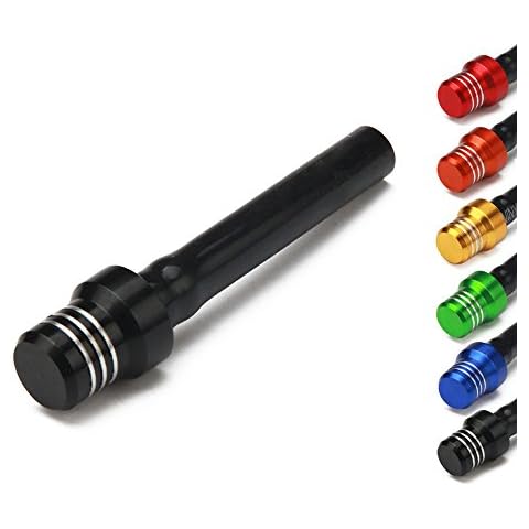 YSMOTO Motorcycle Fuel Gas Cap Air Vent Tube Breather for All Most Pit Dirt Bike ATV Off Road - BLACK Cover