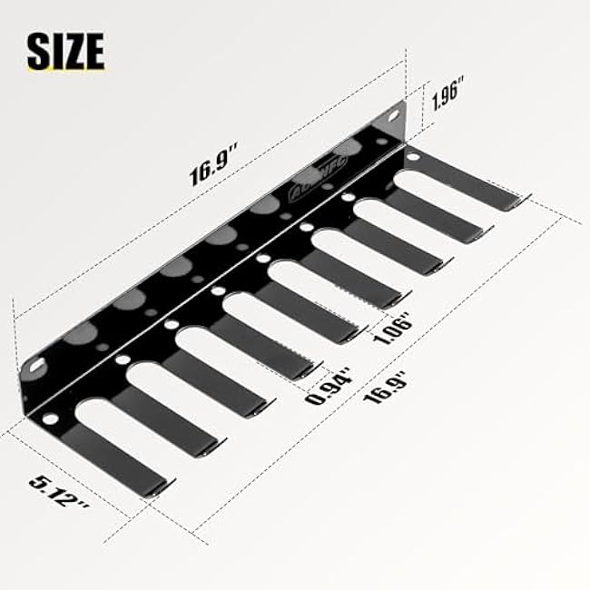 Wall-Mounted Gym Organizer, Barbell Holder Wall Mount, Resistance Band Storage Rack, Home Gym Accessories Holder