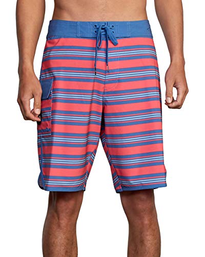 RVCA-Mens-4-Way-Stretch-Fixed-Waist-20-Inch-Boardshort RVCA Mens 4-Way Stretch Fixed Waist 20 Inch Boardshort - Image 1
