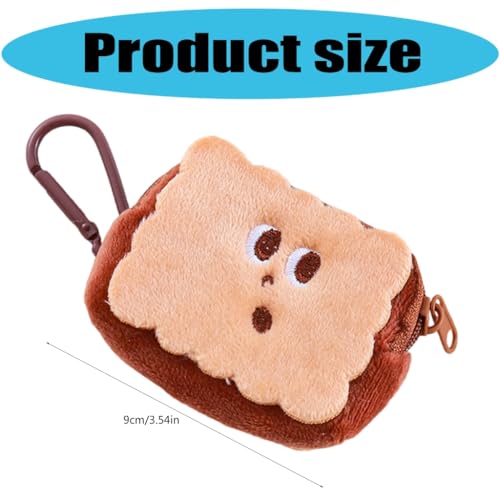 Multipurpose Capybaras Animal Styles Coin Holder with Secure Zippered Designs Accessory for Everyday Convenience3