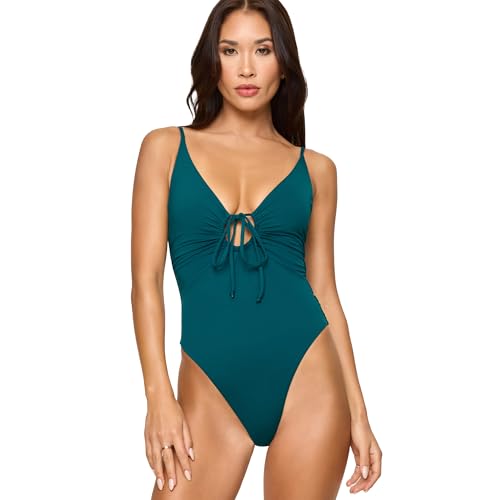L*Space Piper One Piece Swimsuit for Women, Classic Coverage, Adjustable Straps & Adjustable Keyhole, Doubles as Bodysuit