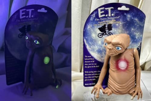 レア USA ビンテージ 1996 RESAURUS社製 E.T.ソフビ フィギュア 人形 置物 高15㎝ used コレクション 当時物のサムネイル