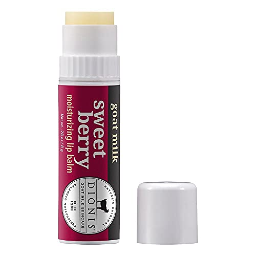 Dionis - Goat Milk Skincare Sweet Berry Scented Lip Balm 3 Piece Set (0.28 Oz) - Made In The Usa - Cruelty-Free And Paraben-Free #TOP1
