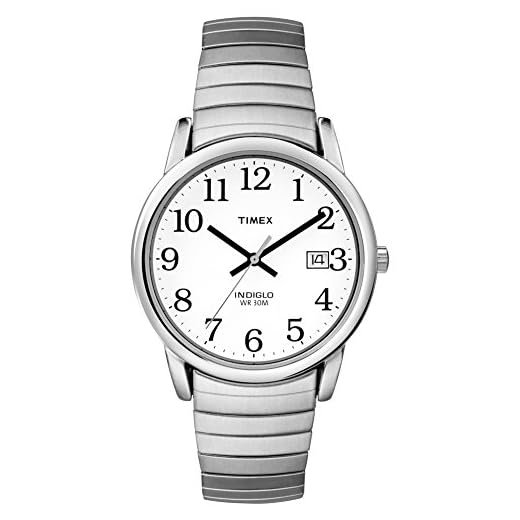 Timex Classic - Reloj de cuarzo para hombres, correa de acero inoxidable, color plata T2H451