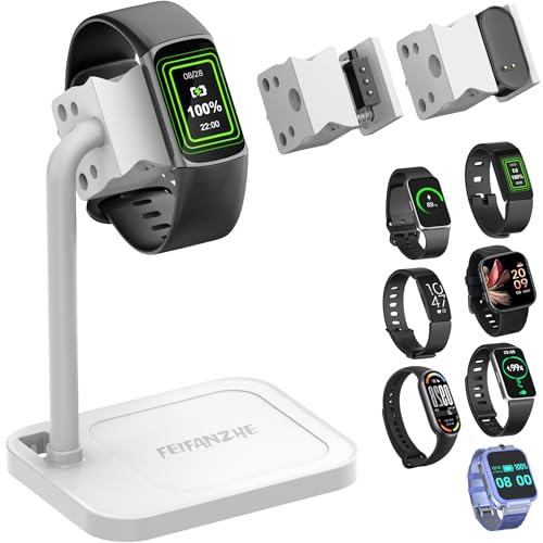 FEIFANZHE iWatch �[�d�X�^���h�AiWatch �u���P�b�g�x�[�X�AiWatch �V���[�Y �t�������W�݊����h�b�N�z���_�[�A�N�Z�T���[(�A�_�v�^�[�͊܂܂�܂���) 01S-W