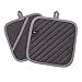 BONTHEE 20,3 x 20,3 cm Potholders lavables Hot Pads para cocinar cocina y hornear (gris)