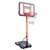 ERRU Basketballkorb Kinder Basketball Hoop System Höhenverstellbar Sport, Indoor Basketball Ständer für In-Ground/Pool Side, 30