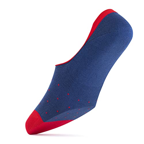Image of SockSoho Premium Loafer Cotton Socks for MEN - (COLOR: Multicolor | Loafer Length | 7-12 UK Size)