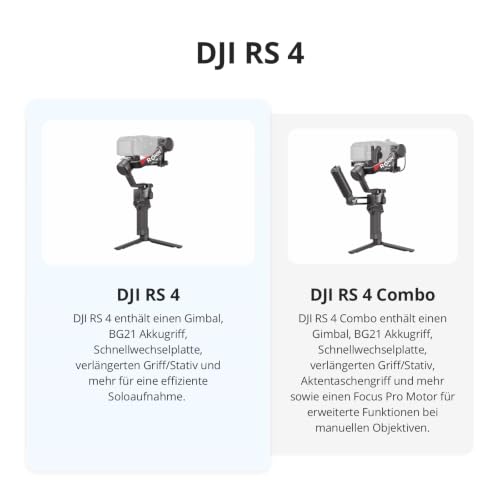 DJI RS 4, Gimbal Stabilisator für Kameras, Canon/Sony/Nikon/Fujifilm – Ansicht 2