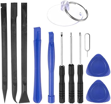 uxcell Electronics Repair Tool Kit, 11 in 1 Magnetic Precision Screwdriver Tweezer Sets for Repairing Mobile, Computer, Laptop, Small Home Appliances