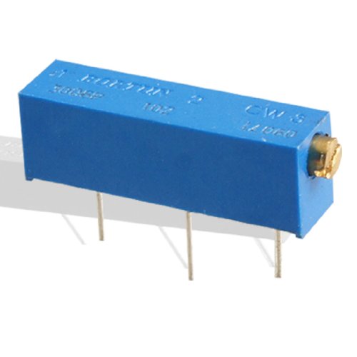 Aexit �T�[���b�g�|�e���V�����[�^�Ō����g���~���O���Ă��Ă�5×1K�I�[��15�ɂȂ�(5 x 1K ohm 15 tours de potentiom?tre Cermet ? d?couper