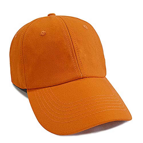 DISHIXIAO Unisex Baseball Cap, Plain Cotton Dad Cap Adjustable Back Strap Low Profile Sport Hat Twill Baseball Cap