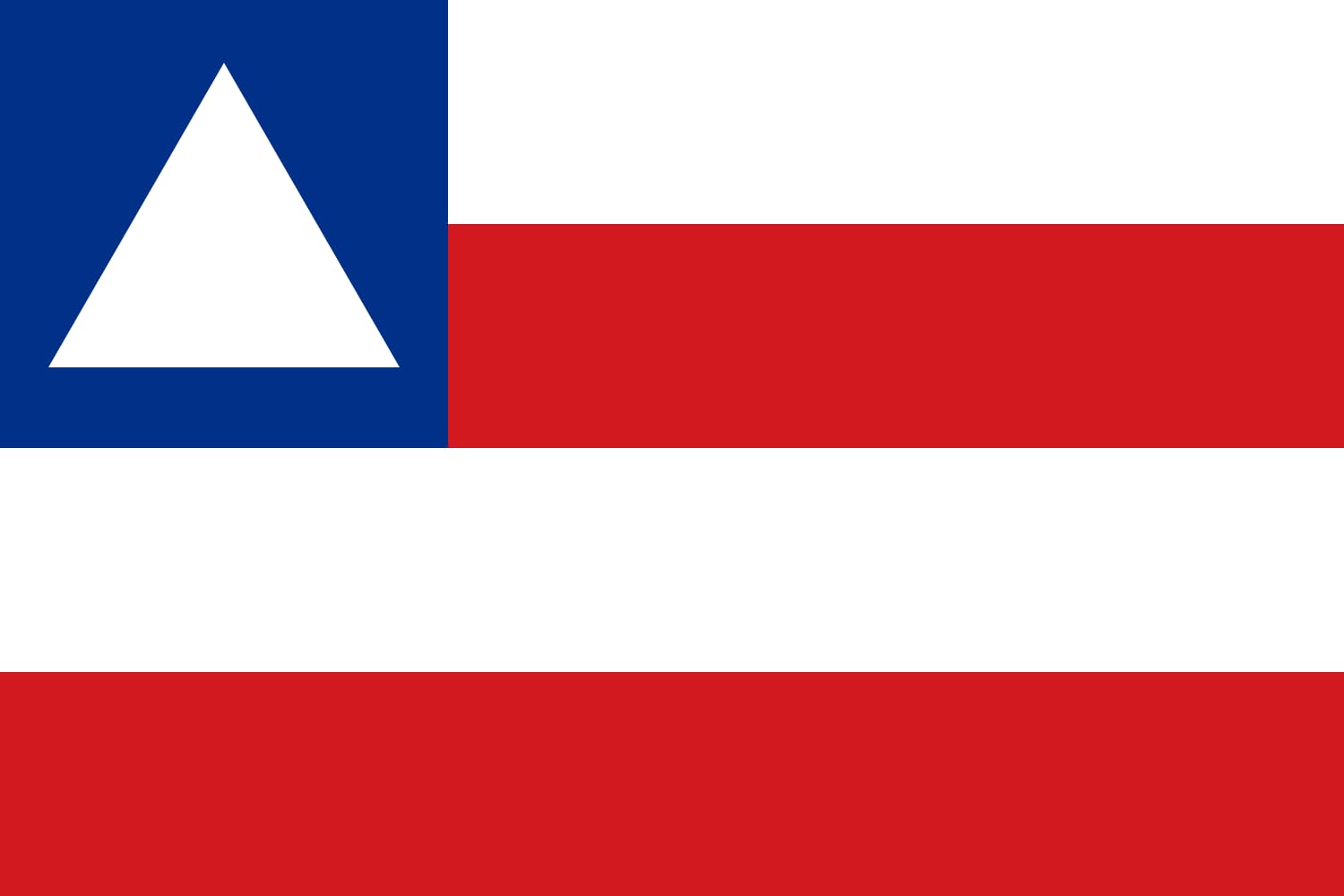 Drapeau paysage Bahia 100x150cm grand format horizontal de 1.5m²