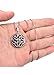 Regetta Jewelry Celtic Knot Charm Pendant Necklace, Stainless Steel, 18” Chain