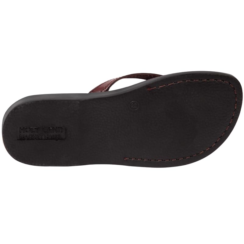 Holy Land Market Men/Women Biblical Jesus Leather Sandals/Slides From Jerusalem (Jericho Style)4