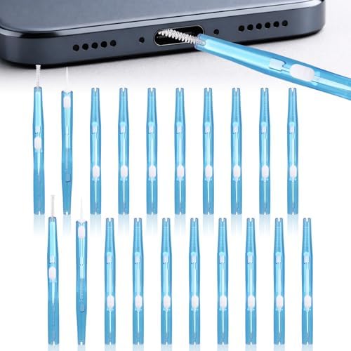 20pcs Kit de Nettoyage pour Téléphone, Nettoyeur Port de Charge a...