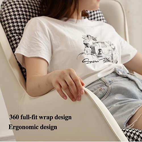 Çok Yönlü Sallanan Sandalyeler, Uyumlu Tabure, Ergonomik Döşemeli Yastıklı Koltuk, İç Mekan Sallanan Sandalye, Ahşap ve Metal Sallanan Sandalye, Oturma Odası Kanepe Sandalyesi3