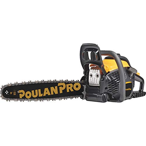 Poulan Pro PP5020AV 20-Inch 50cc 2 Stroke Gas Powered Chain Saw With Carrying Case