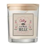 Bougie Cathy la plus belle | Candle Cadeau Fête des Mères Anniversaire Soeur Noël Tata Marraine