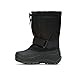 Kamik Rocket Insulated Snow Boots - Waterproof Upper & Kids Waterproof Shoes - Easy-Grab Lace Lock Snow Boots for Kids - Removable Insulated Liner - Hook & Loop Mid-Foot Strap - Black - 6 Big Kid