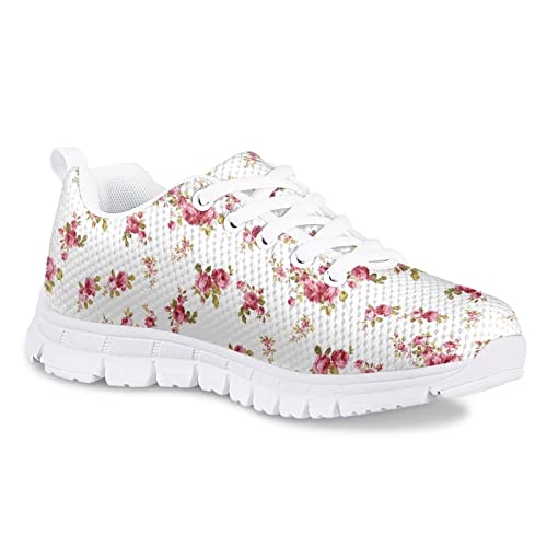 Girls Soft Mesh Cute Tennis Shoes Lightweight Breathable Nonslip Casual Athletic Sneakers2