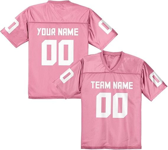 Custom Football Jersey Personalized Replica Uniform Stitched Printed Logo Team Name Number Fans Gifts for Men Youth Women Kid