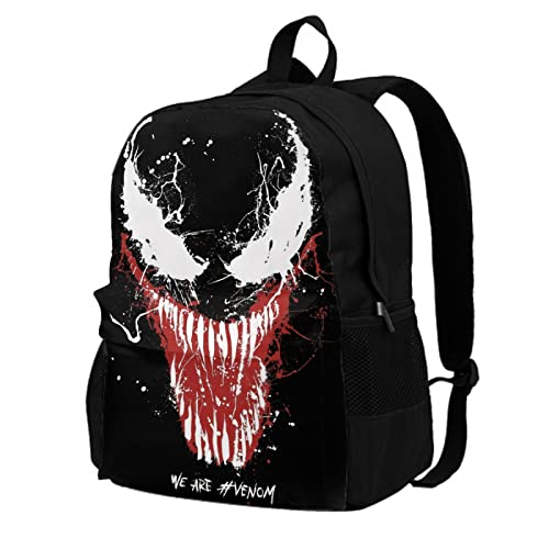 Movie Backpack 3D Print Fans Backpack Superhero Bookbag Black Fashion Bookbag With Bottle Side Pockets #TOP1