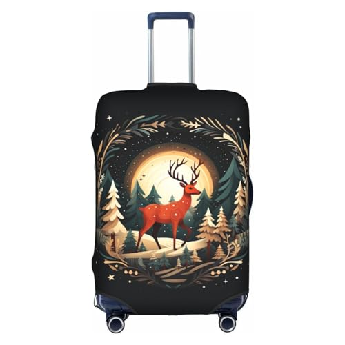 Housse de valise Noël étanche pour des vacances d'hiver sans rayures