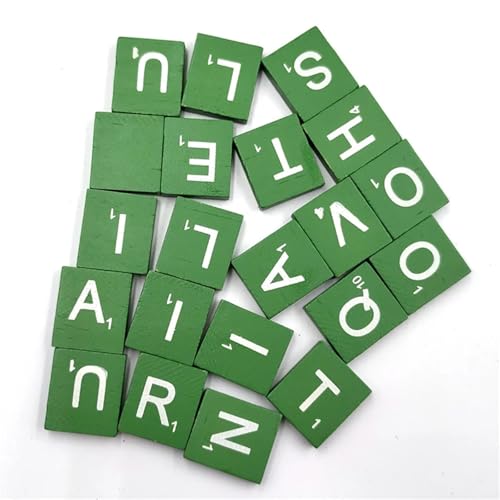 Letras de madera para manualidades 300 piezas miniatura 6