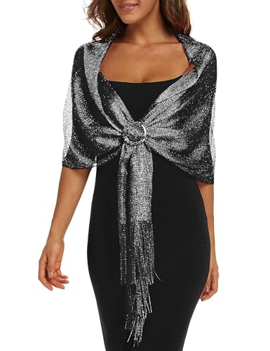 Châle pour robes de soirée avec boucle élégante pour briller lors de vos mariages et grands dîners