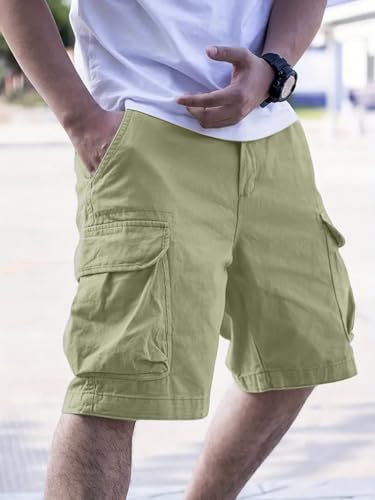 Image of Vogaan Men's Shorts || Casual Men Shorts Cotton || Half Pant for Man || Cargos Shorts