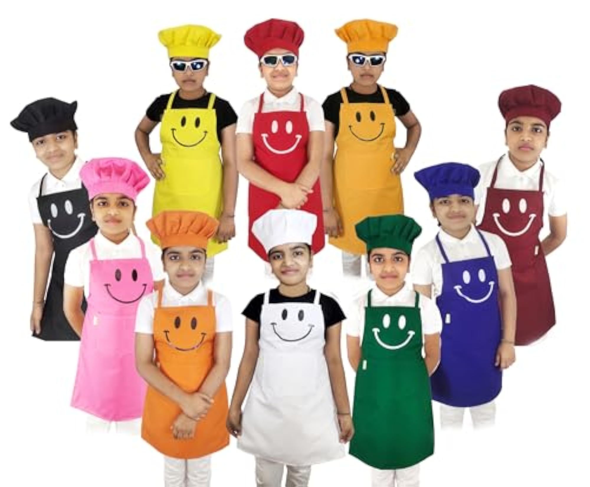 Kids Cooking Apron, Adjustable Gift for Young Chefs