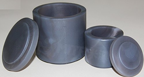 Hanchen 100 ml Laboratorio de ágata de molienda tarro bola planetaria molino de molienda tarro, taza y cuenco