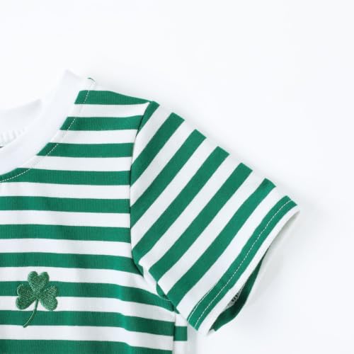 Image of HILEELANG Toddler Boy Summer Outfit Set 2 Piece Short Sleeve T Shirt and Short Soft Breathable Cotton Clothing Sets 2-7T