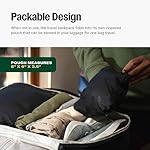Tortuga Packable Backpack - Lightweight Foldable Travel Bag for Men and Women, Personal Item Backpack with Compact Design, Durable Nylon and Reinforced Base - Image 4