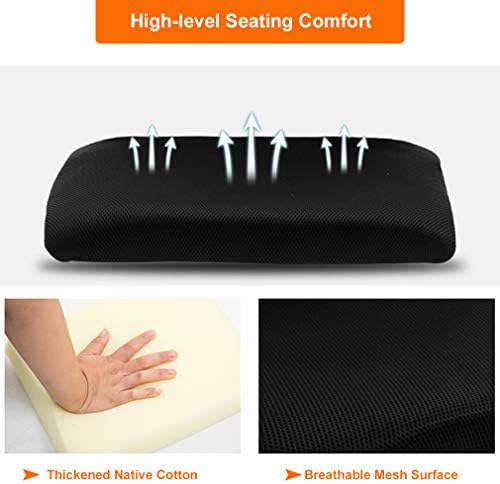 BestOffice Home Office Chair Ergonomic Desk Chair Mesh Computer Chair with Lumbar Support Armrest Executive Rolling Swivel Adjustable Mid Back Task Chair for Women Adults, Black (Black) - 3