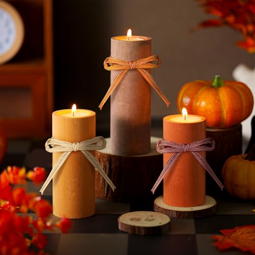 3-Pcs-Thanksgiving-Wood-Candle-Holders-Fall-Tea-Light-Candle-Holders-Pumpkin-Candles-Fall-Table-Centerpieces-Thanksgiving-Table-Decorations-for-Autumn-Harvest-Home-Decor 3 Pcs Thanksgiving Wood Candle Holders Fall Tea Light Candle Holders Pumpkin Candles Fall Table Centerpieces Thanksgiving Table Decorations for Autumn Harvest Home Decor