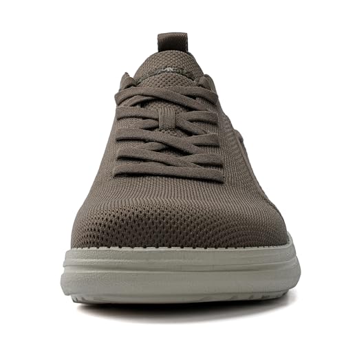 Image of PROMOLA Wide Toe Box Shoes for Men Casual Dress Shoes Wide Width Non Slip Walking Shoes with Arch Support