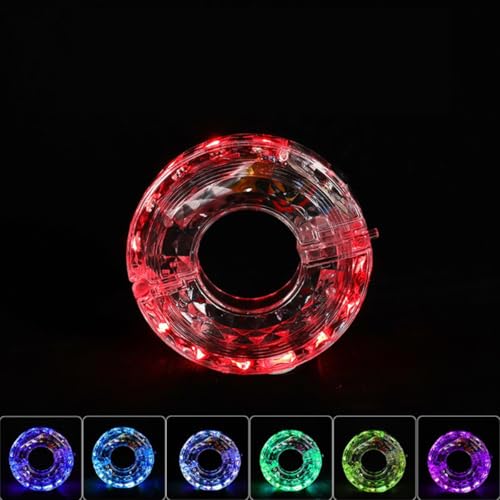 Luz LED para rueda de bicicleta impermeable con sensores de movimiento y luz USB 4