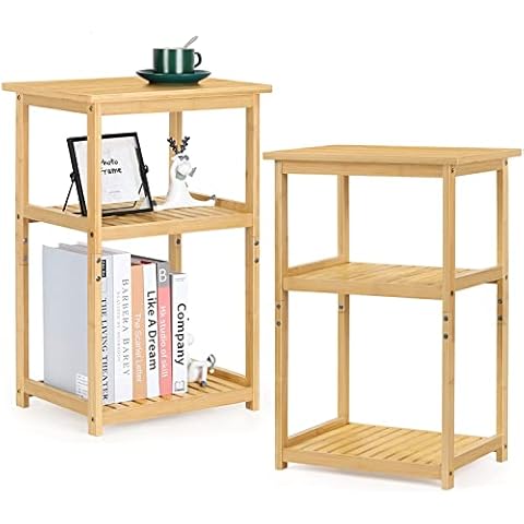 smusei Bamboo Side Table Set Cover