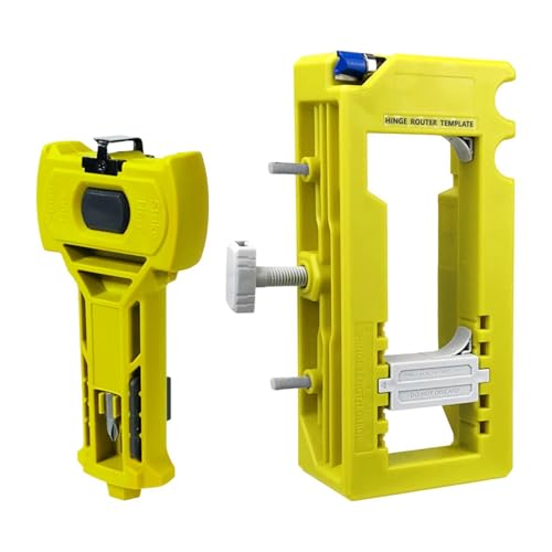 rockible Utensile Manuale per Mortasare Cerniere per Porte, Facile Da Installare, Professionale, Pratico, Portatile, Accessori, Kit di Installazione Cerniere P, Verde