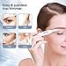TOUCHBeauty Eyebrow Hair Trimmer for Women, Painless Precision Eyebrow Shaper, Pen-Shaped Hair Remover Razor for Face Chin Neck, Upper-Lip, Peach-Fuzz Mini Sized Battery-Operated, White, 1658A