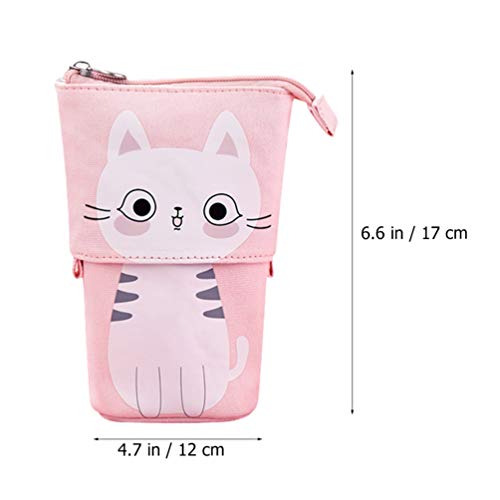 NUOBESTY Estojo para LÃ¡pis Infantil Bolsa para LÃ¡pis Porta-Canetas ZÃ­per Papelaria Bolsa Bolsa pa