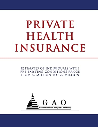 Private Health Insurance: Estimates of Individuals with Pre-Existing Conditions Range from 36 Million to 122 Million