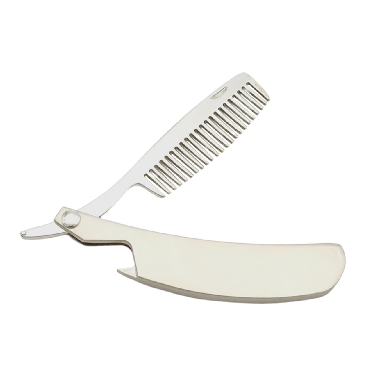 OUNONA Beard Comb for Men Folding Styling Comb Hair Accessory Smooth Teeth Static for Curly Hair