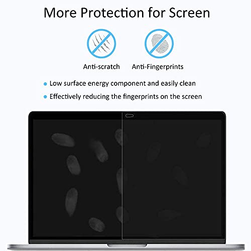 Image of (2 Pack Anti Glare Screen Protector Compatible with MacBook Pro 16 Inch 2019 Released Model A2141 with Touch Bar and Touch ID Anti Dust Coating (Matte Clear)