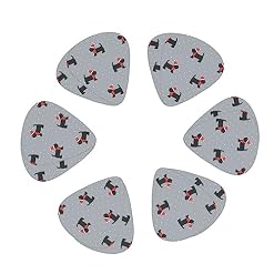 Médiators de Noël en forme de chiens mignons – 12 médiators tendance et durables dans une boîte pour ukulélé guitare électrique basse - Les Beatles, Paul McCartney, John Lennon, RIngo Starr, George Harrison Médiators de Noël en forme de chiens mignons - 12 médiators tendance et durables dans une boîte pour ukulélé guitare électrique basse – Image 2