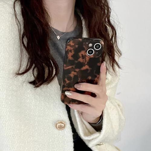 Coque léopard iPhone 16 Plus ambré haut de gamme antichoc ultra fine - 7