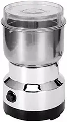 Moedor Elétrico de Grãos e Café 110V com 4 Lâminas em Aço Inoxidável Compacto