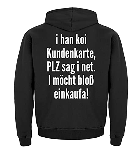 Sweat à capuche enfant noir contre le froid humide en éponge absorbante 122-128cm
